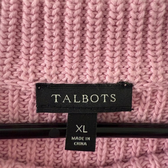 Talbots Pink Crew Neck Sweater - Picture 3 of 8